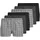 JACK & JONES JACMILANO WOVEN BOXERS 6 PACK Schwarz/Grau/Mehrfarbig XXL 6er Pack