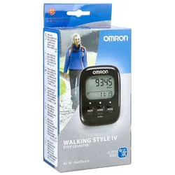 Omron Walking Style Iv Schrittzähler Schwarz