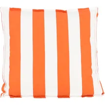 JAN KURTZ Boxkissen 50 x 50 cm Weiß/Orange