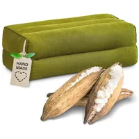 Livasia Yogakissen 17 x 34 x 12 cm Grün