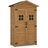 MCombo Gartenschrank 57 x 109 x 180 cm Natur