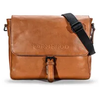 farmhood Memphis Businesstasche Leder Brown