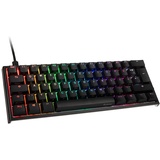 Ducky ONE 2 Mini MX-Black, RGB-LED Kabelgebunden Gaming-Tastatur Deutsch, Schwarz