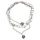 URBAN CLASSICS Ocean Layering Necklace (TB4325-00473-0050) (silver)