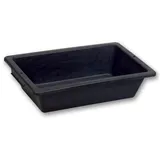 Impulse Innovation Mörtelkübel Mehrzweckwanne, gummiert & Flexibel, 12L, (1-tlg) schwarz