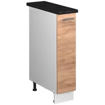 Vicco Apothekerschrank Fame-Line 20 x 82 x 60 cm Goldkraft Eiche/Weiß