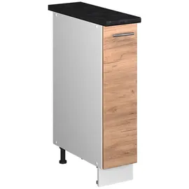Vicco Apothekerschrank Fame-Line 20 x 82 x 60 cm Goldkraft Eiche/Weiß
