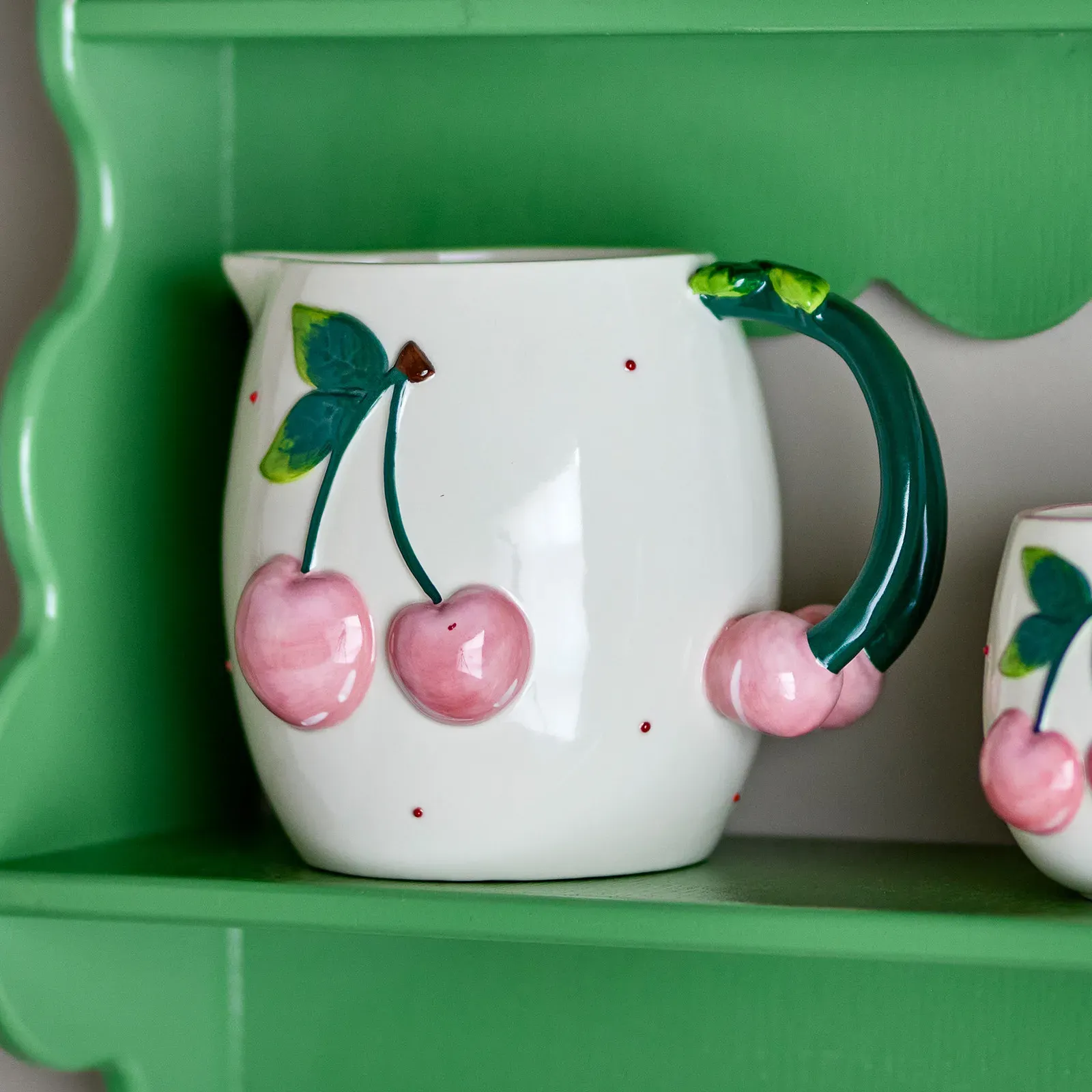 Gläser/Karaffen Bloomingville, Berrie, Weiß, für Wohnzimmer, Keramik - 16