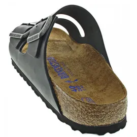 Birkenstock Arizona Weichbettung Naturleder geölt schmal schwarz 38