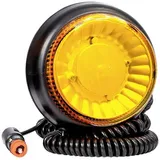 Fristom Rundumleuchte FT-101 DF LED MAG M78 12 V, 24 V, 36V mit DIN-Stecker (12 mm), über Bordnetz Magnetfuß Orange