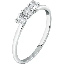 Live Diamond Ring silber / weiß 52
