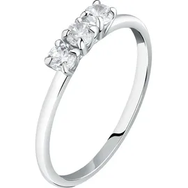 Live Diamond Ring silber / weiß 52