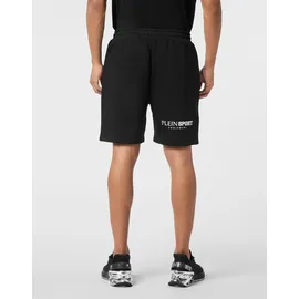 Plein Sport "Scratch", Herren, Gr. XL, US-Größen, schwarz (02, schwarz), Obermaterial: 87% Baumwolle, 13% Polyester, Hosen Bermudas