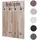 Mendler Garderobenpaneel HWC-C89 Welcome 91 x 60 cm Naturbraun