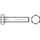 Industrial Quality Supplies Sechskantschraube DIN 933 M24 x 100 10,9 10 Stück