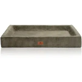 Knuffelwuff Hundebett Santiago S 70 x 50 cm Khaki