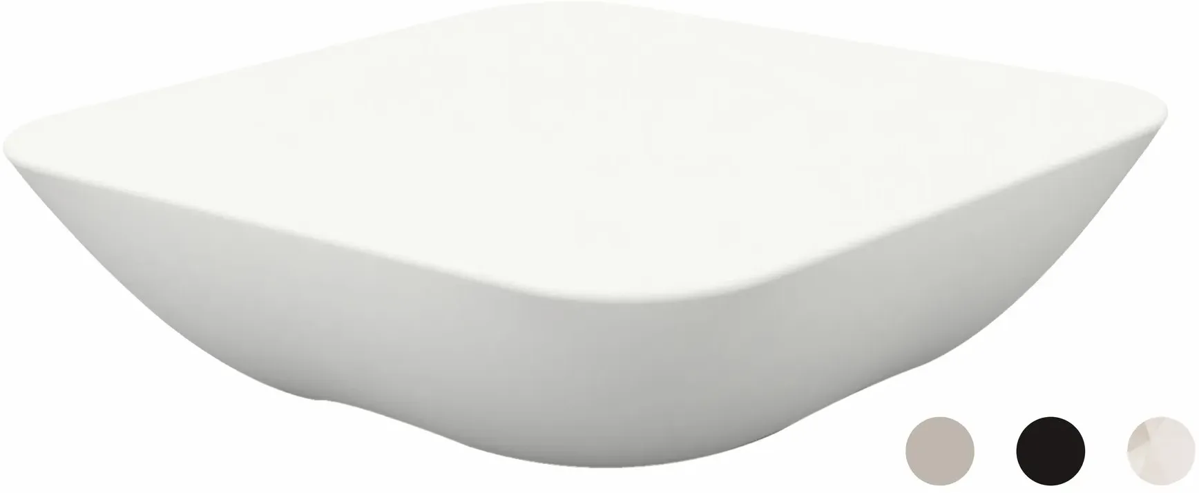 Vondom »PILLOW« Outdoor Beistelltisch Ecru / Lackiert Hochglanz