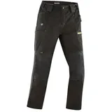 Terrax Workwear Arbeitshose (dunkelgrün/Limette, 56)
