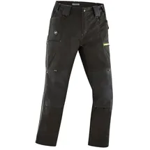 Terrax Workwear Arbeitshose (dunkelgrün/Limette, 56)