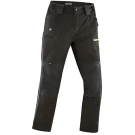 Terrax Workwear Arbeitshose (dunkelgrün/Limette, 56)