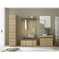 Home Affaire GIRON/CiTY Schuhbank 260x40x200 braun
