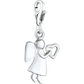 Elli Charm Schutzengel Herz Silber 925