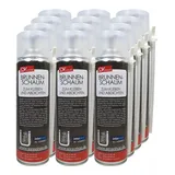 BRUNNENSCHAUM 12x 500ml 1K Schachtschaum Montageschaum Bauschaum
