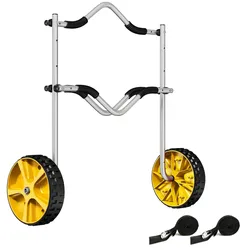 SPORTNOW Kajakwagen Aluminium, Kunststoff