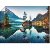 ARTland Artland, »Herbstszene des Hintersee vor Alpen«, U1TM (60