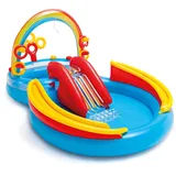 Kinder Pool Rutsche Planschbecken Spielhaus Spielcenter Wasserrutsche INTEX