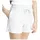 adidas Damen Essentials SMALL Logo Feel Cozy Shorts, Light Grey Heather/White, L
