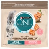 Purina 1,1kg Grain Free Adult Lachs PURINA ONE Katzenfutter trocken