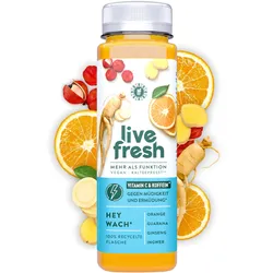 LiveFresh Hey Wach (inkl. 3,00€ Pfand) Getränk 12x250 ml
