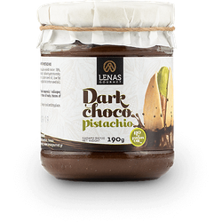 Lenas Gourmet Zartbitterschokoladencreme mit Pistazien 190 g