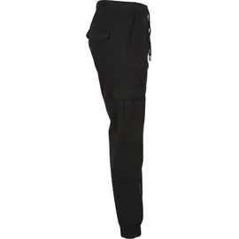 URBAN CLASSICS High Waist Cargohose Schwarz XL