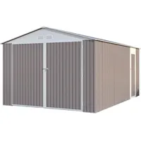 Habitat et Jardin Metallgarage Nevada mit Flügeltür - 15,36 m2