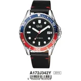 Q&Q A172J342Y Schwarz 43 mm