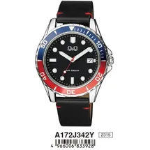 Q&Q A172J342Y Schwarz 43 mm