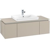 Villeroy & Boch Legato Waschtischunterschrank für ein Waschbecken M | 3 Auszüge | Breite 1200 mm##Ohne Für Finion 41688L/8C (800 .. B68200VK