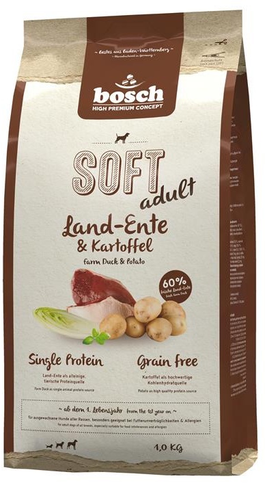 BOSCH SOFT Adult Land-Ente & Kartoffel 1 kg