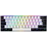 Sharkoon Skiller SGK50 S4 White, 60% Layout, LEDs RGB, Kailh KT RED, hot-swap, USB, DE (4044951033782)