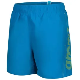 Arena Jungen Fundamentals Logo Jr Boxer Swim Trunks, Blue Lake-Soft Green, 128 EU