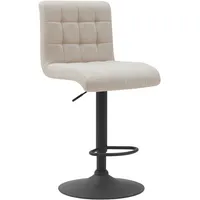 Harper Barhocker Erika Microfaser beige