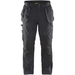 Blakläder Service Bundhose mit Stretch und Nageltaschen 1496 1330 in div. Farben - schwarz/dunkelgrau - 54