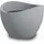 Pflanzgefäß Wave Globe Cubo 250 Ø 50 x 31,7 cm stony grey