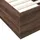 vidaXL Bettgestell mit LED Braun Eichen-Optik 90x190 cm Holzwerkstoff