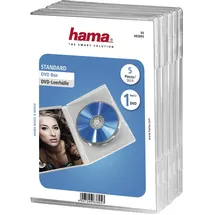 Hama 83895 DVD-Leerhülle 5 transparent