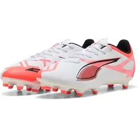 Puma Ultra 5 Play FG/AG Fußballschuhe 01 white/black/glowing red 39