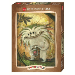 HEYE Puzzle HEYE 29898 Zozoville Veggie 1000 Teile Puzzle, 1000 Puzzleteile braun