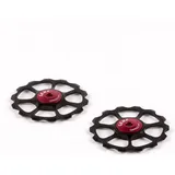 Cema Sram Xx1/x01 Full Ceramic Fahrradschaltröllchensatz schwarz